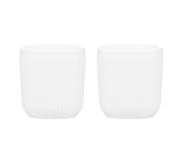 Set De 2 Mugs Douro Double Paroi - Porcelaine Blanche - 10cl - Bodum
