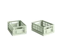 HAY HAY Colour Crate Mini 13x17 cm. lot de 2 Mint