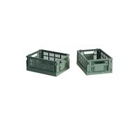 HAY HAY Colour Crate Mini 13x17 cm. lot de 2 Sage green