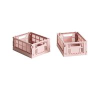 Set de 2 paniers Colour Crate recyclé mini LxWxH 17x13x8cm