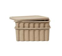 Set de 2 Paper Pulp Box L WxHxD 30x15x40cm