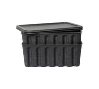 Set de 2 Paper Pulp Box L WxHxD 30x15x40cm