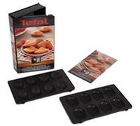 Set de 2 Plaques mini madeleine Tefal XA801512 pour le gaufrier Snack Collection Noir Noir G