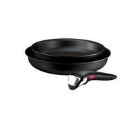 Set de 2 poêles 22 et 26cm avec poignée Ingenio Excellence Fusion Tefal - Tous feux + induction - P0059102