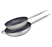 Set de 2 Poêles 28 et 32 cm céramique sans Profi Therm Platinum Elo