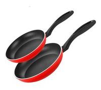 Set De 2 Poêles À Frire Induction 20-24cm Aluminium Forgé, Antiadhésif Sans Pfoa, , Rouge, Fagor, Maxima
