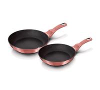 Berlinger Haus I-Rose Set de poêles à frire 22-26 cm induction aluminium antiadhésif titane rose
