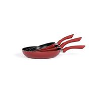 Set de 2 poêles aspect pierre - Livoo - MEN124RC - Rouge chili