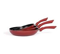 Set de 2 poêles aspect pierre Livoo MEN124RC Rouge chili Rouge chili G