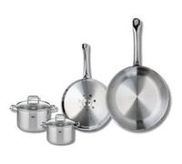 Set de 2 Poêles de cuisson 24 et 28 cm et 2 faitouts 12 et 14 cm Elo Profi Citrin