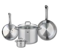 Set de 2 Poêles de cuisson 24 et 28 cm et 2 faitouts 12 et 26 cm Elo Profi Citrin