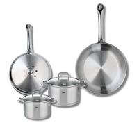 Set de 2 Poêles de cuisson 24 et 28 cm et 2 faitouts 14 et 16 cm Elo Profi Citrin