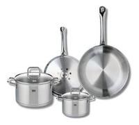 Set de 2 Poêles de cuisson 24 et 28 cm et 2 faitouts 14 et 20 cm Elo Profi Citrin