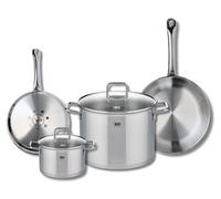 Set de 2 Poêles de cuisson 24 et 28 cm et 2 faitouts 16 et 26 cm Elo Profi Citrin