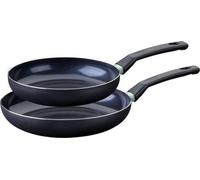 Set de 2 Poêles FACKELMANN Brandao, Antiadhésives Céramique, 24 cm et 28 cm, Aluminium Recyclé, Tous Feux