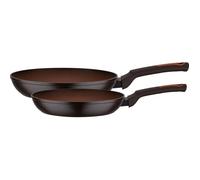 Set de 2 poêles - Induction - GSW - TERRA - Ø 24 et 28 cm - Aluminium forgé 3 mm - Rouge