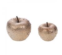 Set de 2 pommes bronze