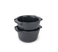 Set de 2 ramequins en céramique 11 cm Appolia ardoise Peugeot