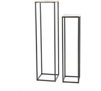 Set de 2 sellettes aluminium gold - Amadeus - Or - Fonte Or G