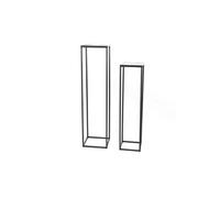 Set de 2 sellettes aluminium silver - - Argent - Fonte