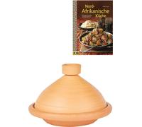 set de 2 tajines ORIGINAUX Touareg Ø 36 cm + livre de cuisine nord-africaine