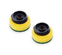 Joseph Joseph Têtes de rechange pour éponge SinkTech Lot de 2 non rayants Jaune