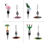 Set de 2 tire-bouchon été (1 modèle aléatoire) - Table Passion - Multicolore - Inox G