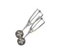 Set de 2 ustensiles de cuisine cuillère à glace inox Fackelmann Basic