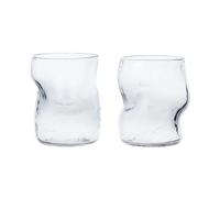 Set de 2 verre Dimple H x Ø 9.3x8cm
