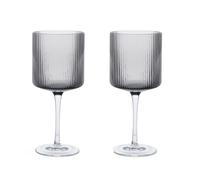 Set de 2 verres á vin rouge Ripple HxØ 18.5x7.9cm