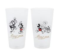 SET DE 2 VERRES CASUAL EN VERRE 490 ML MICKEY MOUSE VINTAGE