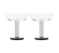 Set de 2 verres de coupe Puck H 11.3cm / Ø 12.2cm