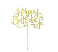 Set de 20pcs Guirlande Happy Birthday Décoration de Gâteau pour Anniversaire Topper Party