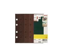 Bosch Set de 25 feuilles abrasives pour ponceuse vibrante, grain 40, 60, 80, 120 Quantité:1