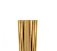 Set de 250 pailles écologiques en papier kraft Lebrun
