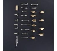 Set de 28 embouts pour pyrogravure - Outil de bricolage haute qualité compatible fer à souder 30W