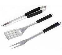 Set de 3 accessoires manches soft touch (pince, spatule et fourchette)