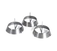 Set de 3 anneaux à griller en inox pour fruits ou légumes