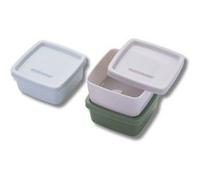 Set de 3 boîtes carrées à sauce ou épices Storage