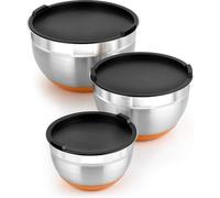 Set de 3 bols inoxydables - 12 16 20 cm - 04 litres 18/10