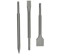 Set de 3 burins SDS+ (pic + plat + bêche) 250 mm HANGER 155990