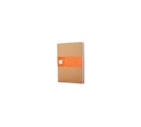 Set de 3 cahiers r très grand format lignés Marron Kraft