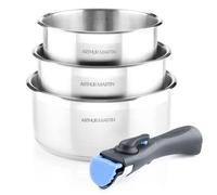 Set Oale si Cratite Arthur Martin, Inox, 3 Piese