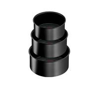Tefal Ingenio Unlimited L7639343, batterie de cuisine, noir, aluminium, titane, noir, démontable