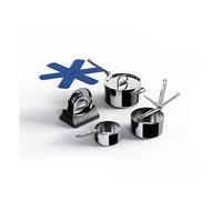 Joseph Joseph – Set de casseroles Space Steel SPACE 1000031 – 3 pièces acier inox empilable