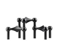 Set de 3 chandeliers noir tissu clou OFFRE SPECIALE - 9033
