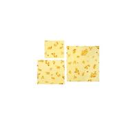 Set de 3 emballages en cire d'abeille Nature