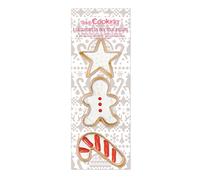 Set de 3 emporte-pièces dorés Noël Scrapcooking