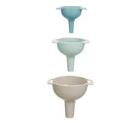 Set de 3 entonnoirs en plastique avec filtre collection KINVARA