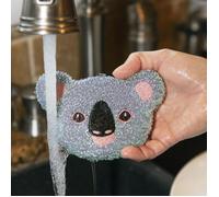 Set de 3 éponges - Kikkerland - Multicolore - Koala